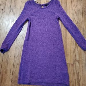 Small HM purple sweater dress.cute  comfortable goes well with nine west pumps